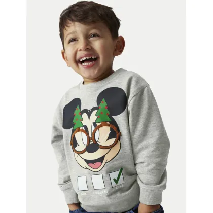 Zdjęcie NAME IT Bluza Mickey 13234176 Szary Standard Fit