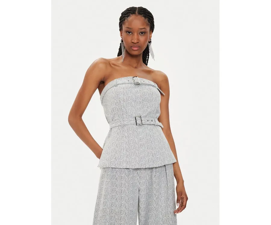 obrazek 1 Gestuz Top Coelle 10908647 Szary Regular Fit