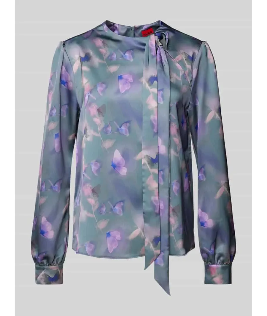 obrazek 1 Bluzka o kroju regular fit ze stójką model ‘Calenta’