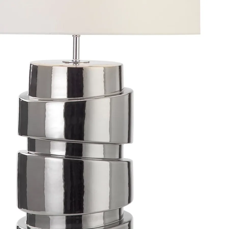 obrazek 2 Ceramiczna włoska lampa stołowa H.43xL.22xP.22 cm