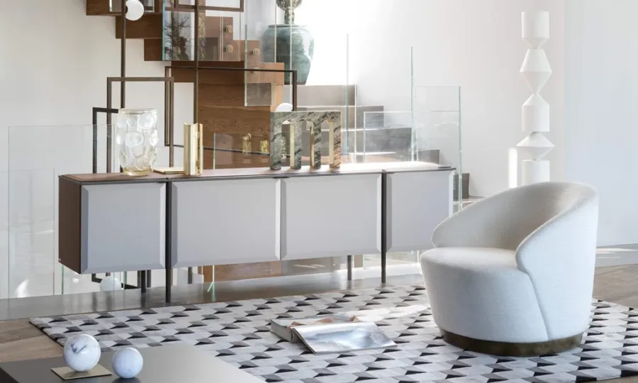 obrazek 4 Gustowny włoski fotel do salonu - styl modernistyczny