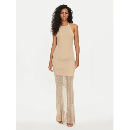 Zdjęcie Guess Sukienka codzienna Sophie W4GK24 Z3E60 Beżowy Slim Fit