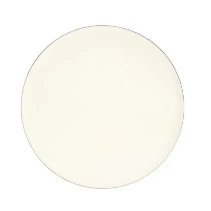 Zdjęcie Niemiecki kremowy talerz na tartę wykonany z porcelany – Tettau