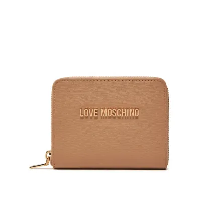 Zdjęcie LOVE MOSCHINO Mały Portfel Damski JC5702PP1MLD0105 Beżowy