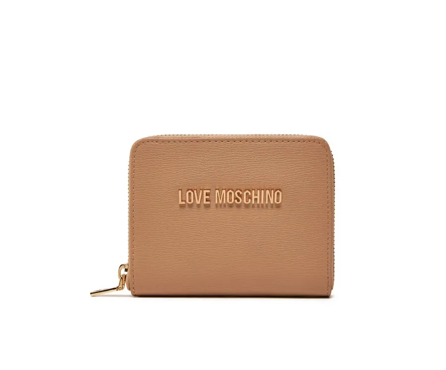 obrazek 1 LOVE MOSCHINO Mały Portfel Damski JC5702PP1MLD0105 Beżowy