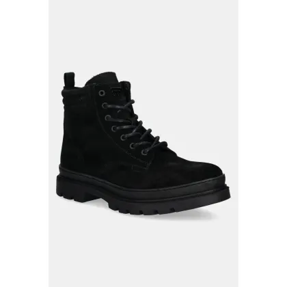 Zdjęcie Filling Pieces buty wysokie Josh Suede męskie kolor czarny 73722791861