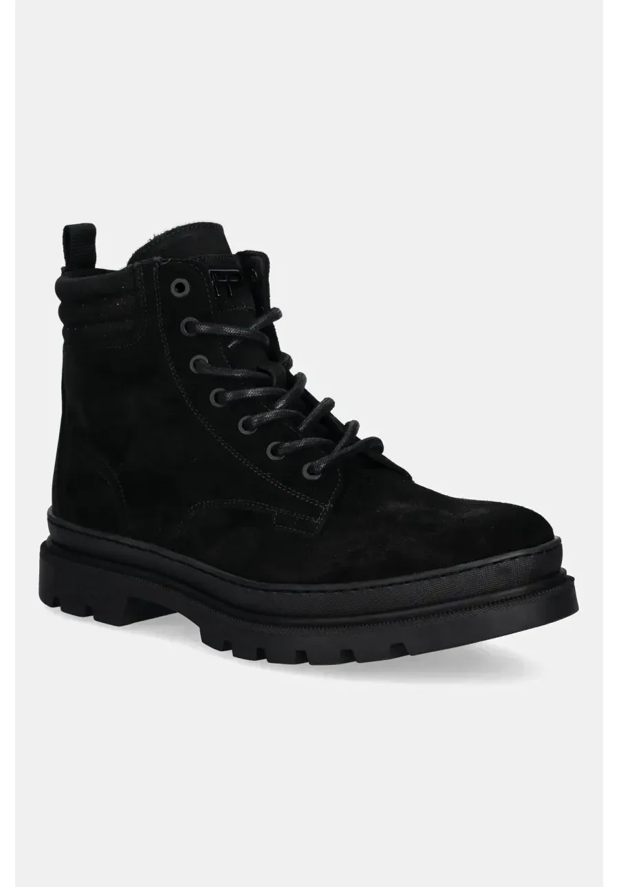 obrazek 1 Filling Pieces buty wysokie Josh Suede męskie kolor czarny 73722791861