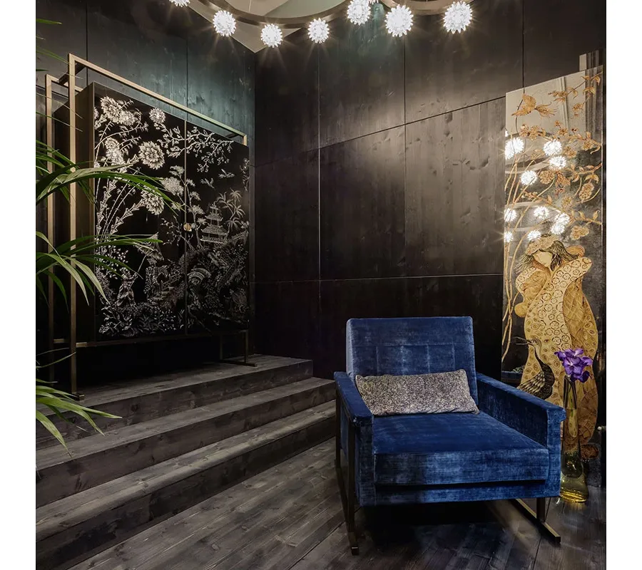 obrazek 1 Ciemnogranatowy fotel Transition TR70 Arte Veneziana