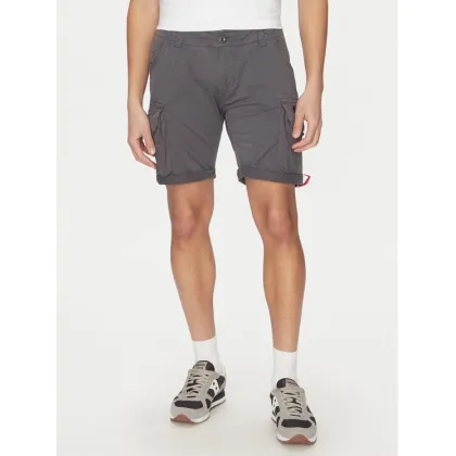 Zdjęcie Alpha Industries Szorty materiałowe Crew 176203 Szary Slim Fit