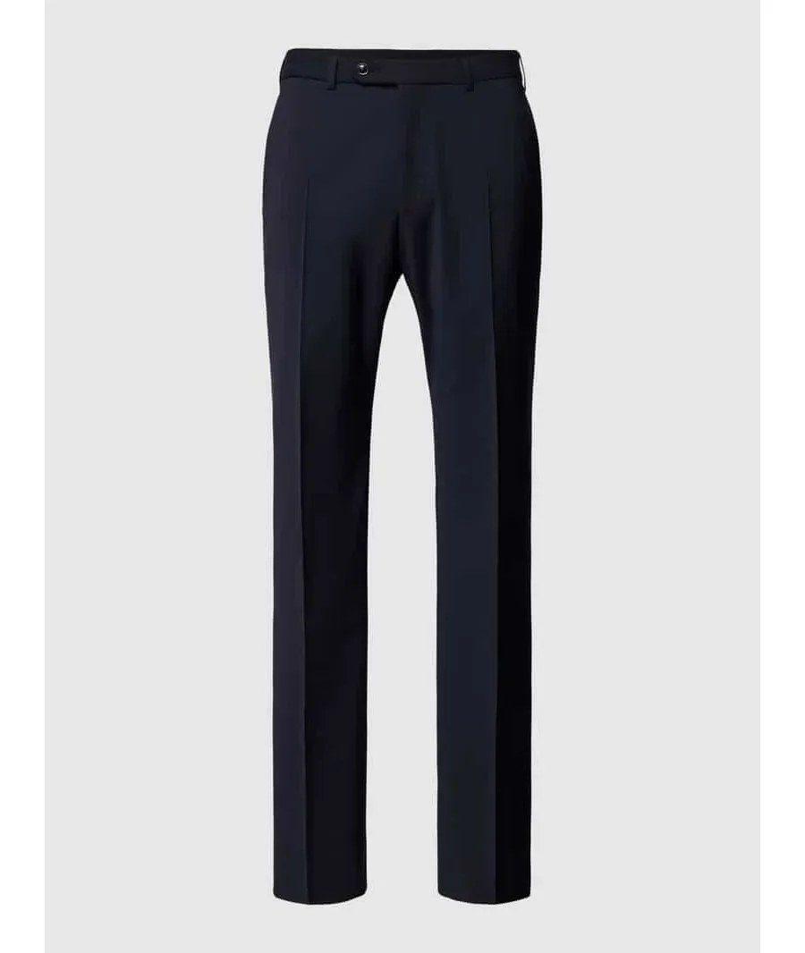 obrazek 1 Spodnie do garnituru o kroju slim fit z zapięciem na guzik