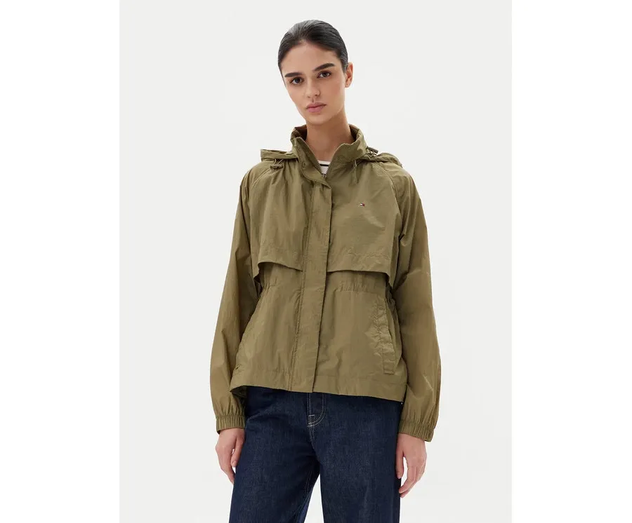 obrazek 1 Tommy Hilfiger Wiatrówka WW0WW46444 Khaki Relaxed Fit
