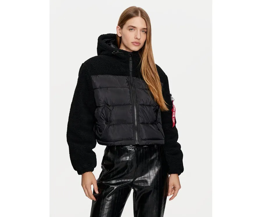 obrazek 1 Alpha Industries Kurtka zimowa 138001 Czarny Regular Fit