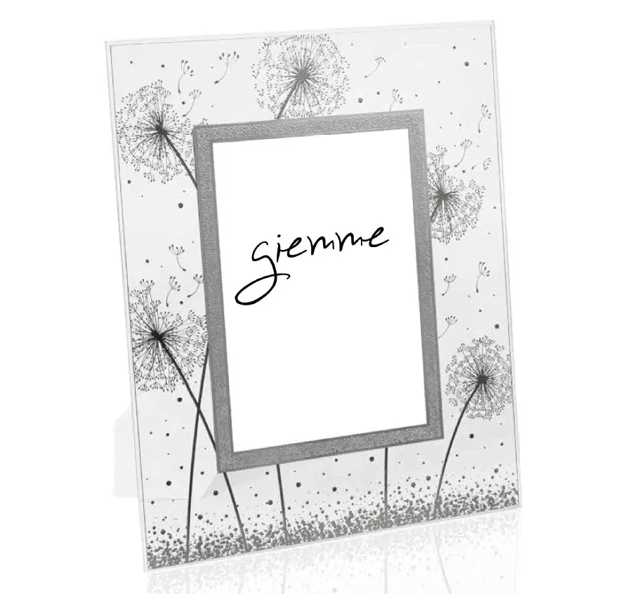 obrazek 1 Stylowa ramka na zdjęcia 13х18 cm zdobiona srebrnymi dmuchawcami