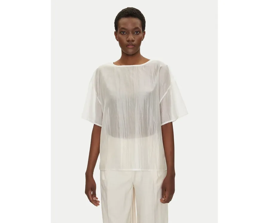 obrazek 1 Bomboogie Bluzka SW9008TLYA5 Biały Relaxed Fit