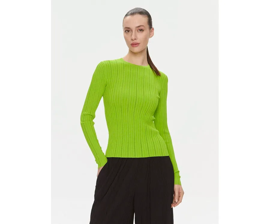 obrazek 1 Samsøe Samsøe Bluzka Lea F23400041 Zielony Slim Fit