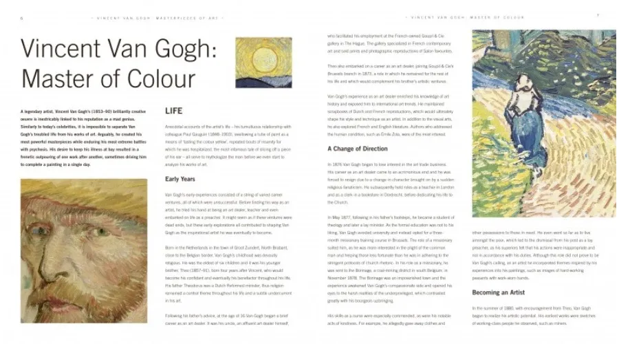 obrazek 2 Książka Vincent Van Gogh - Arcydzieła sztuki - Flame Tree Publishing