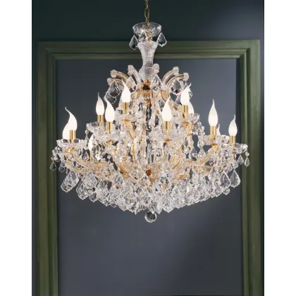 Picture Luxurious living room chandelier with 15 bulbs