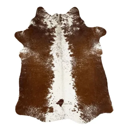 Zdjęcie Stylowy dywan ze skóry bydlęcej - 160x130 cm