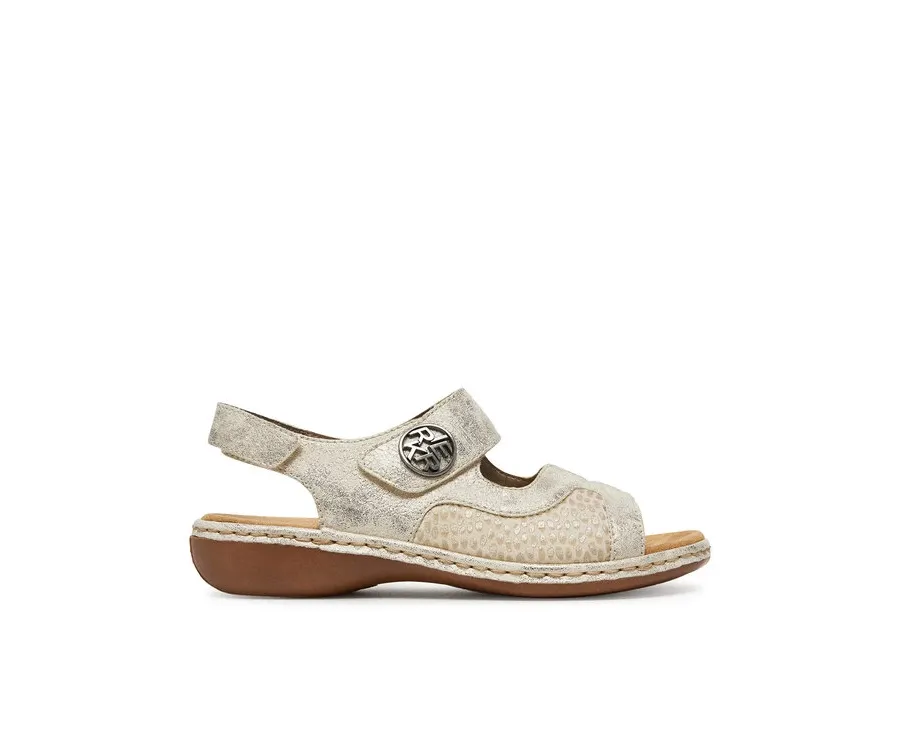 obrazek 1 Rieker Sandały 65989-90 Beżowy