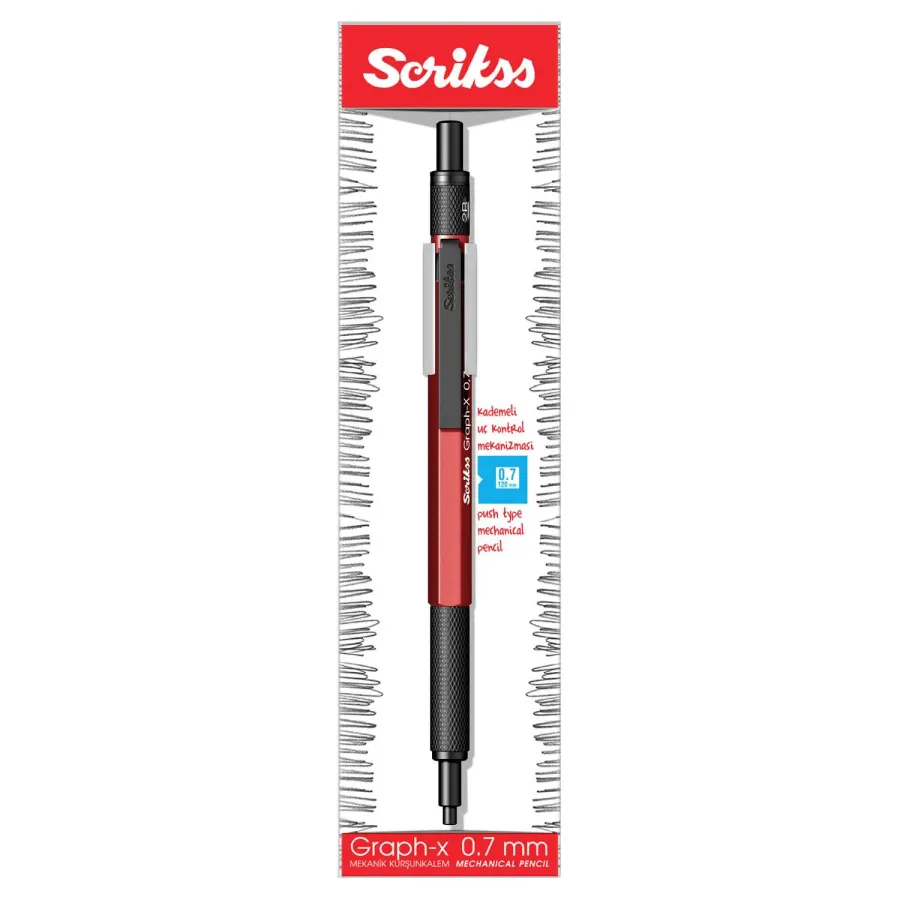 obrazek 6 Czerwony Mechanical Pencil z kolekcji Graph-X