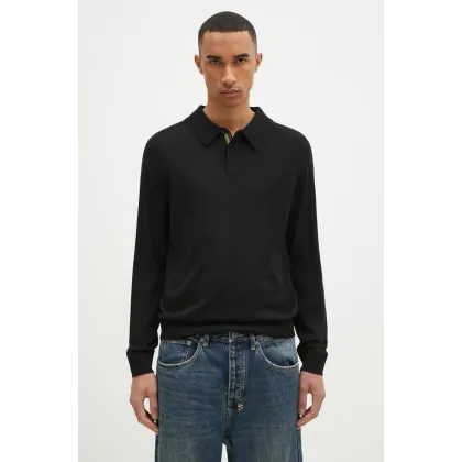 Zdjęcie Paul Smith sweter wełniany męski kolor czarny lekki M1R-241Z-P02093