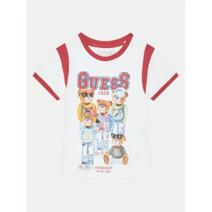 Zdjęcie Guess T-Shirt N5RI04 K8HM4 Biały Regular Fit