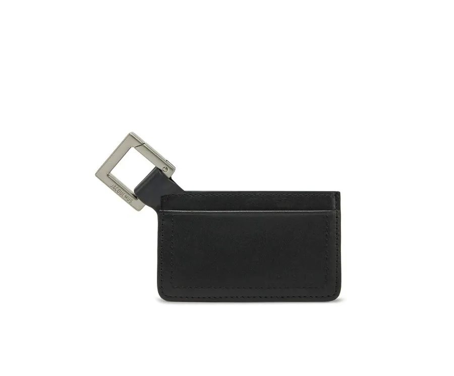 obrazek 1 JACQUEMUS Etui na karty kredytowe 24E245SL125 Czarny