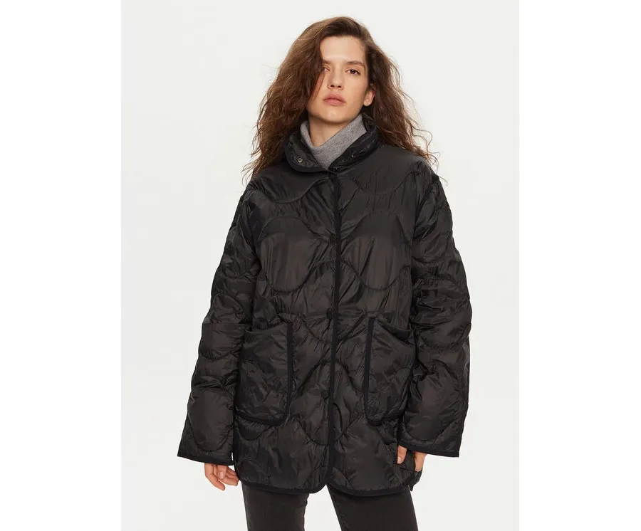 obrazek 1 Deha Kurtka przejściowa D12578 Czarny Relaxed Fit