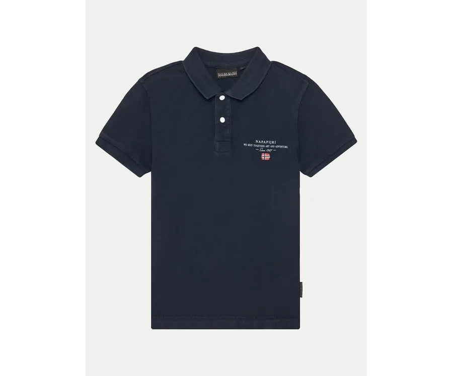 obrazek 1 Napapijri Polo Elbas 5 NP0A4G4N1761 M Granatowy Regular Fit