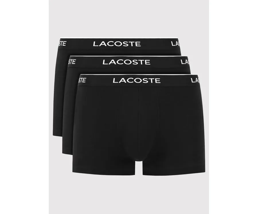 obrazek 1 Lacoste Komplet 3 par bokserek 5H3389 Czarny