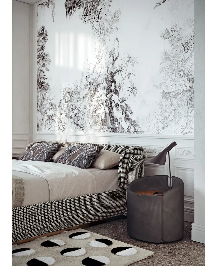 obrazek 6 Cudowne modernistyczne łóżko z Włoch - do sypialni