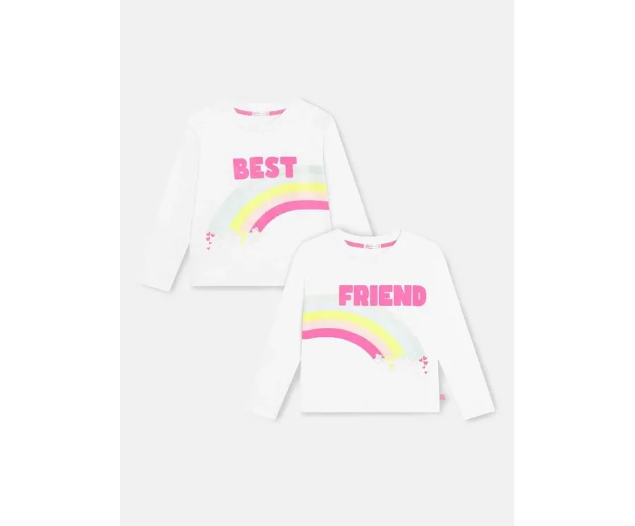 obrazek 1 Billieblush Komplet 2 bluzek U15B94 Écru Regular Fit