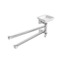 Picture Prestigious towel rack with adjustable bars and soap dish - Stilhaus