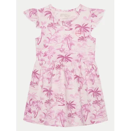 Zdjęcie Guess Sukienka letnia K5GK14 K6YW4 Różowy Regular Fit