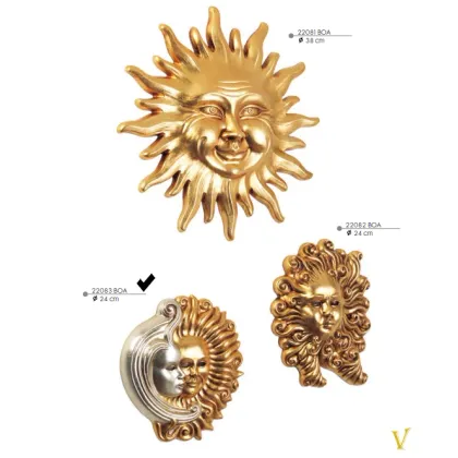 Picture Elegant decoration - sun and moon together - Valle d'oro Patchi