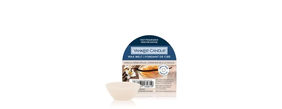 obrazek 1 Yankee Candle Vanilla Crème Brûlée Wax Melt Single Świeca zapachowa 22 g
