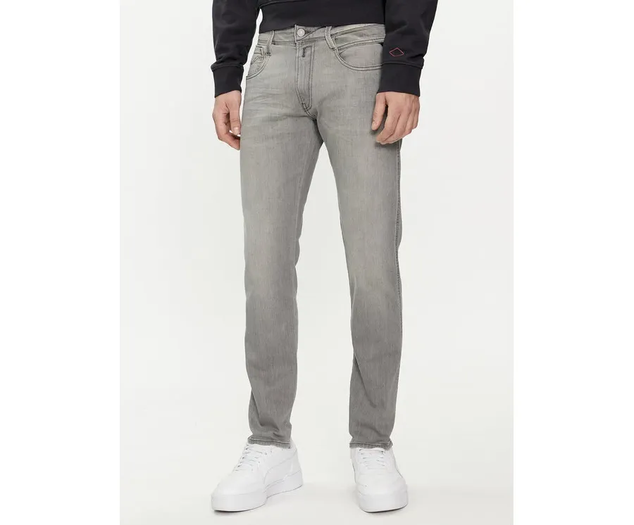 obrazek 1 Replay Jeansy M914Y.000.51A 626 Szary Slim Fit REPLAY