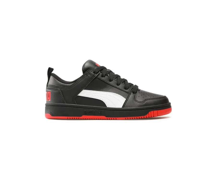 obrazek 1 Puma Sneakersy Rebound Layup Lo Sl Jr 370490 13 Czarny