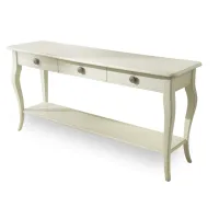Picture Italian stylish wooden console with drawers for the living room
