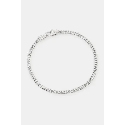 Zdjęcie Tom Wood bransoletka srebrna Curb Bracelet M damska 100255