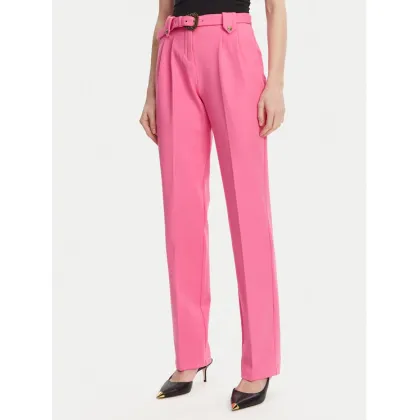 Zdjęcie Versace Jeans Couture Spodnie materiałowe 78HAA111 Różowy Straight Fit