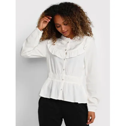 Zdjęcie Cream Bluzka Linta 10610669 Écru Slim Fit