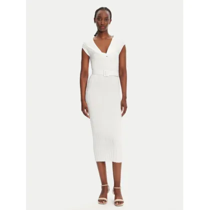 Zdjęcie Liu Jo Sukienka dzianinowa WA5365 MS55N Biały Slim Fit
