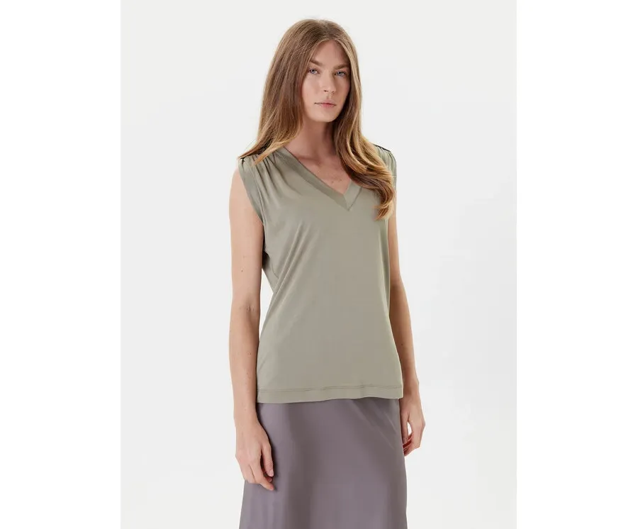 obrazek 1 Guess Bluzka W5YP52 KCYW2 Zielony Regular Fit