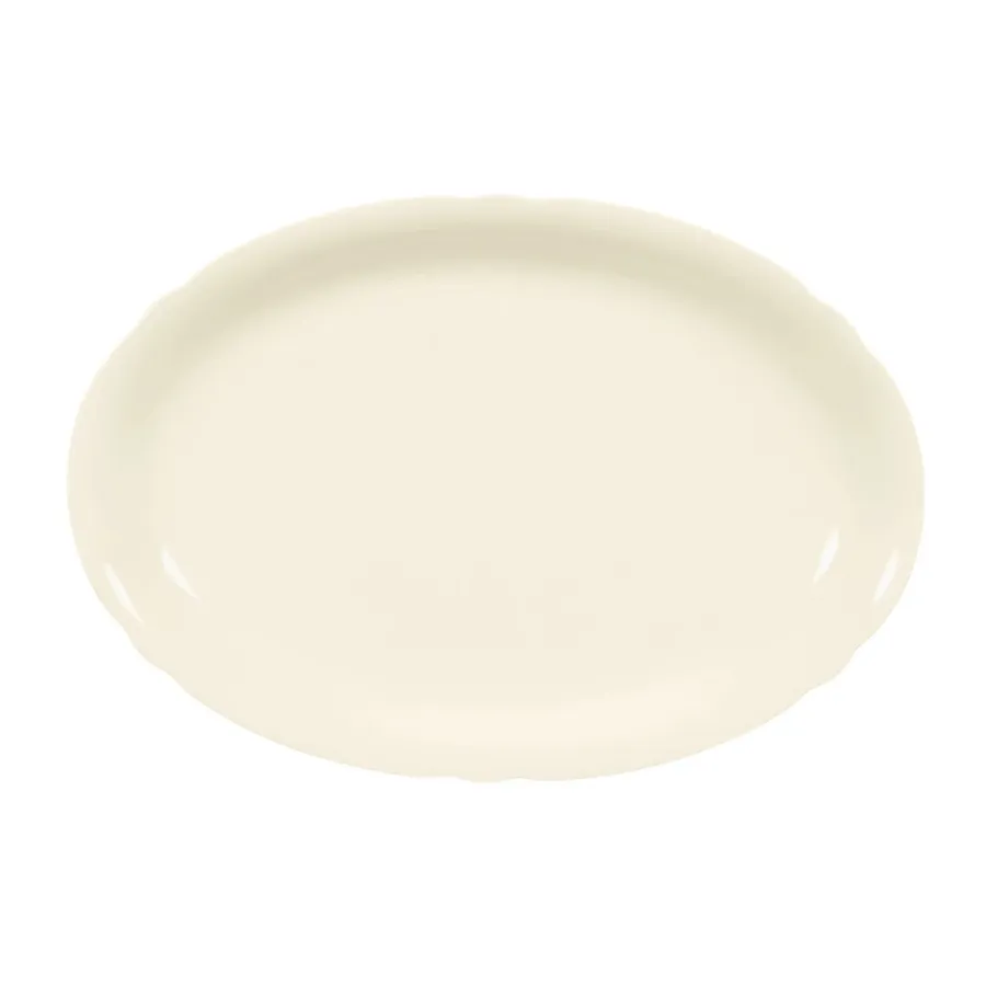 obrazek 1 Klasyczny porcelanowy owalny półmisek do serwowania 34x26 cm - Seltmann Weiden