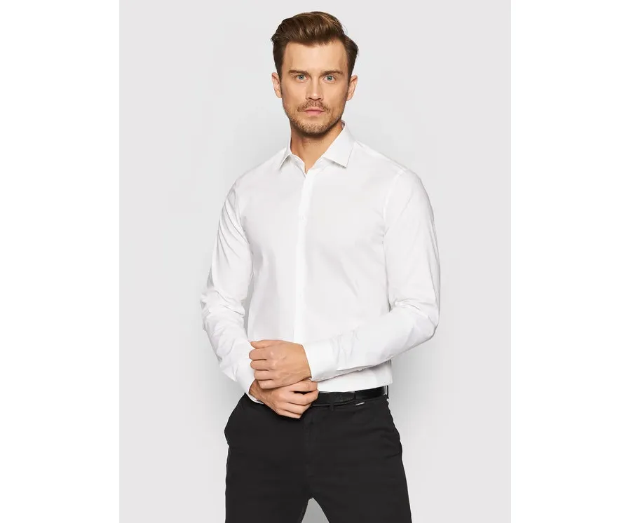 obrazek 1 Calvin Klein Koszula K10K108229 Biały Slim Fit