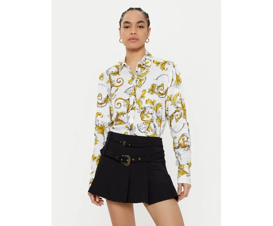 obrazek 1 Versace Jeans Couture Koszula 78HAL222 Biały Relaxed Fit