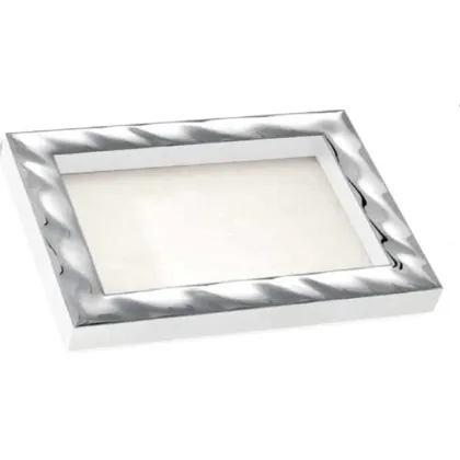 Picture Exclusive silver tray for trinkets 18х23х2.6 cm