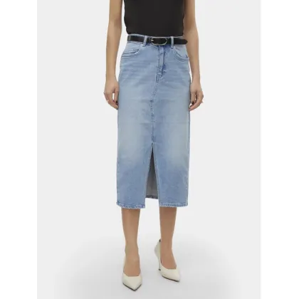 Zdjęcie Vero Moda Spódnica jeansowa Veri 10295731 Niebieski Regular Fit