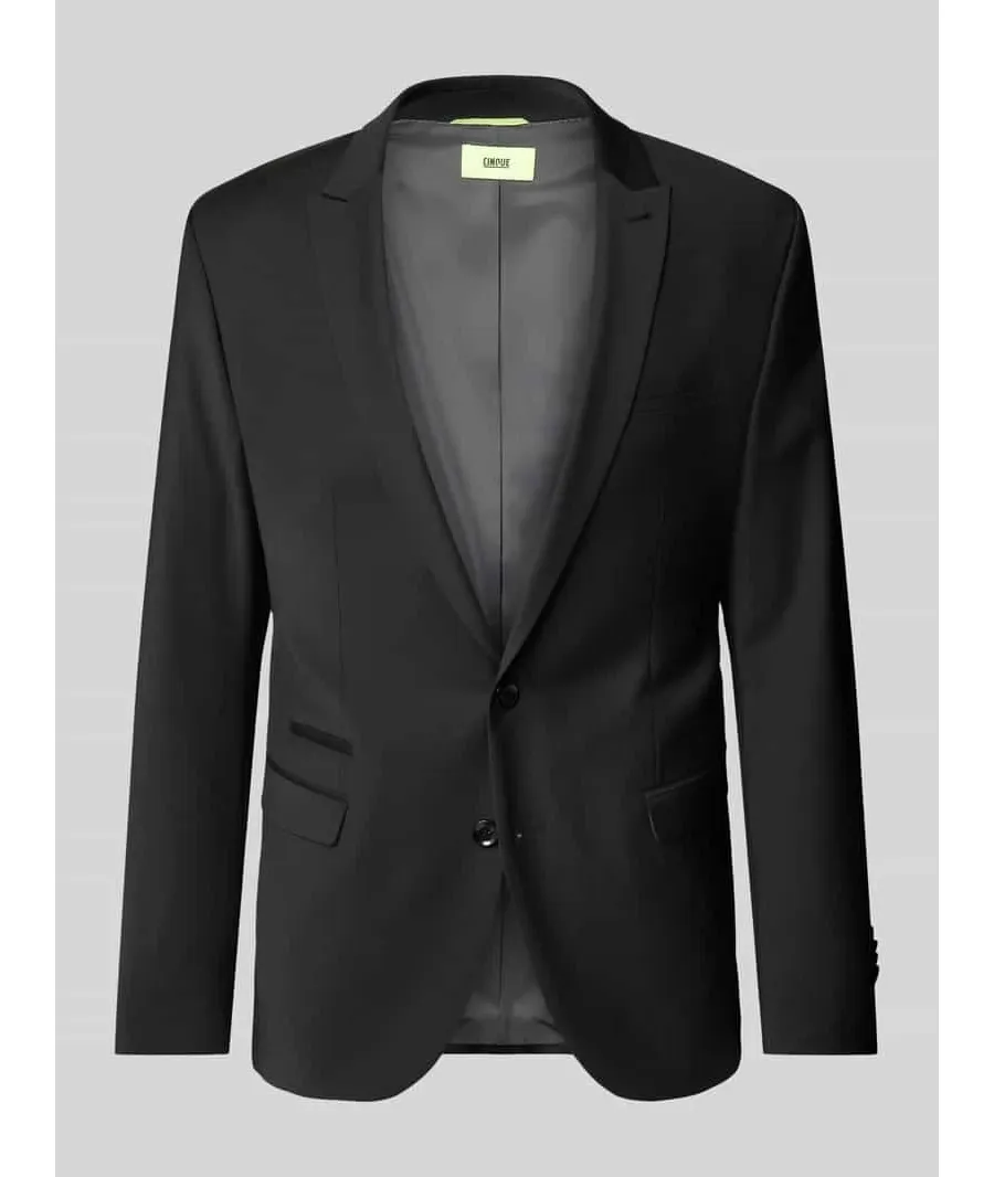 obrazek 1 Marynarka zapinana na 2 guziki o kroju slim fit z dodatkiem streczu model ‘CiCastello’ ‘CIPOWERSTRETCH’